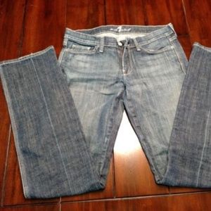 7 For All Mankind women's blue jeans 28 x 33
